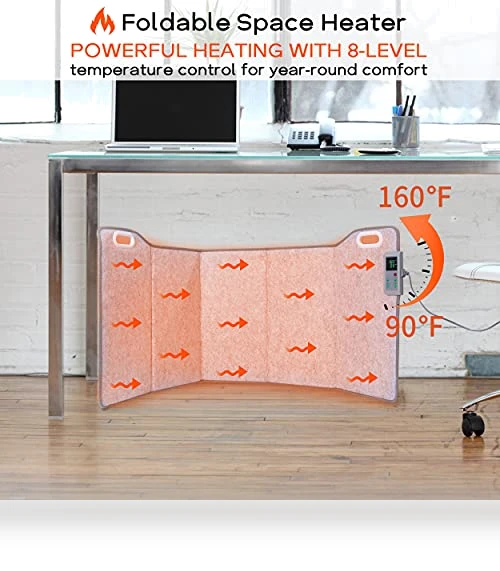 Foldable Portable Space Heater — Portable Heating Solutions, ESSUNTIAL