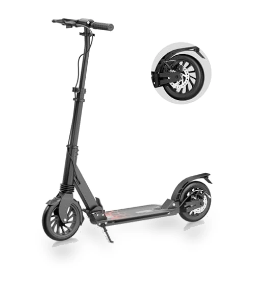 Foldable Scooter with Rear Disc Brake & Dual Shock Absorbers — Push Scooters, Aolorozo
