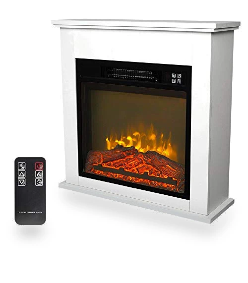 Freestanding Electric Fireplace Stove Space Heater — Portable Electric Heaters, Zokop