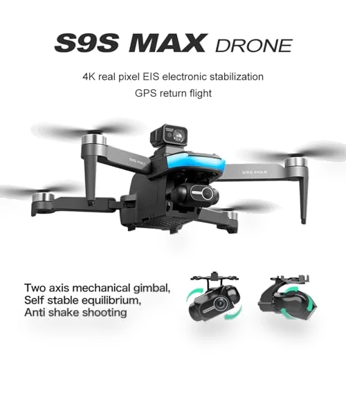 GPS Drone with UHD 4K EIS Anti Shake Dual Camera — Drones, Authticar
