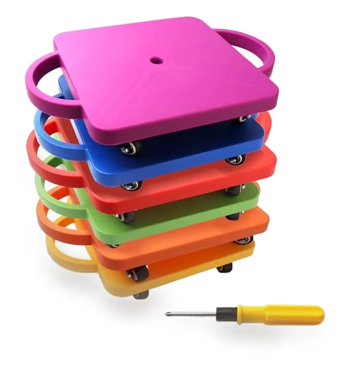 Gym Floor Scooter Board with Handles — Kids Fitness, GSE Games & Sports Expert