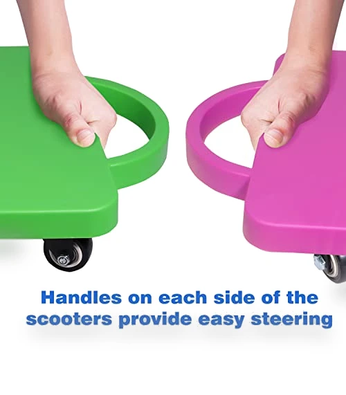 Gym Floor Scooter Board with Handles — Kids Fitness, GSE Games & Sports Expert