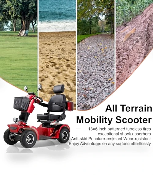 Heavy Duty 4 Wheel Mobility Scooter — Push Scooters, CreekT