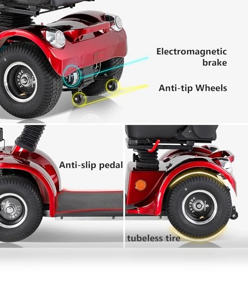 Heavy Duty 4 Wheel Mobility Scooter — Push Scooters, CreekT