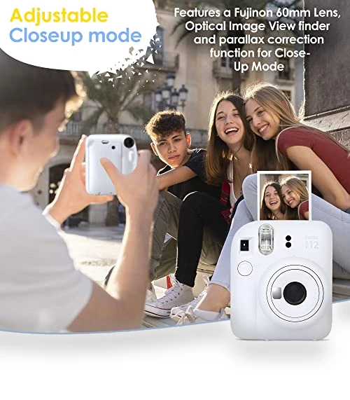Instax Mini 12 Camera with Instant Mini Film Bundle — Instant, Fujifilm