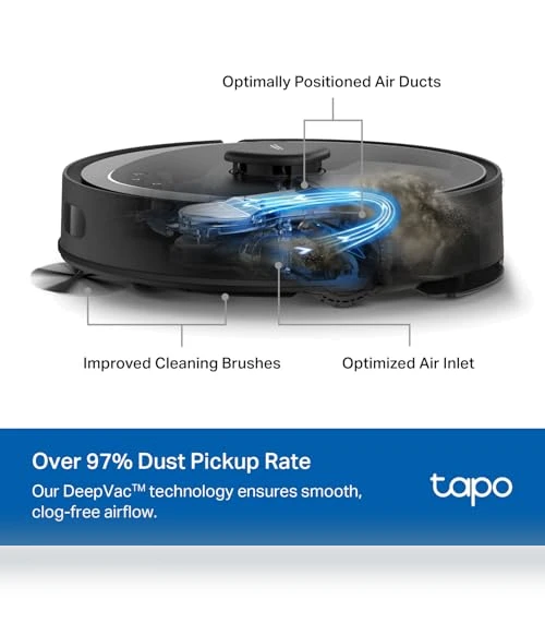 LiDAR Smart Navigation Robot Vacuum and Mop — Smart Cleaning Robots, Tapo
