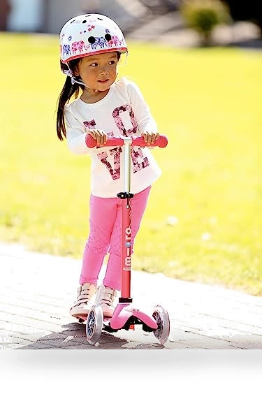 Mini Deluxe Three Wheeled Scooter — Balance Bikes, Micro
