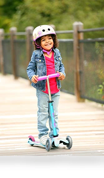 Mini Deluxe Three Wheeled Scooter — Push Scooters, Micro