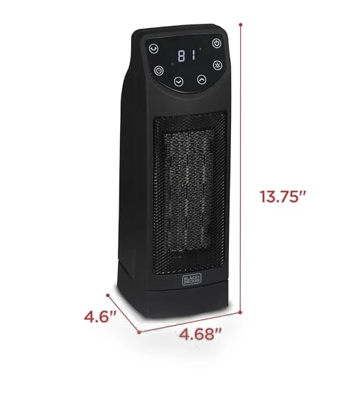 Oscillating Space Heater — Portable Heating Solutions, BLACK+DECKER