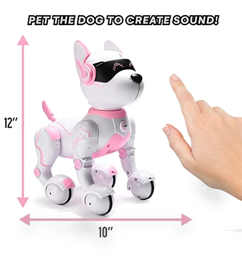 Pink Robot Dog — Interactive Figures & Robots, Top Race
