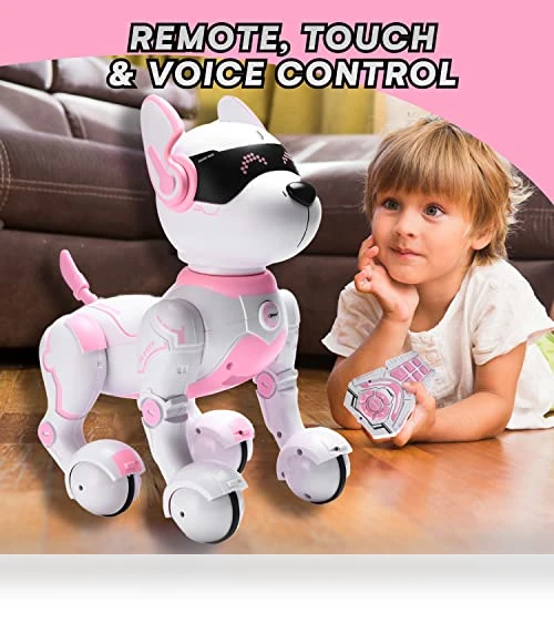 Pink Robot Dog — Interactive Figures & Robots, Top Race