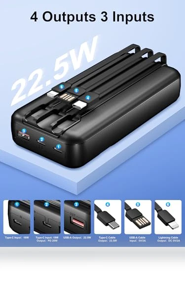 Portable Phone Charger Power Bank — Chargers & Cables, Shenzhen Quark Thinking Technology Co., Ltd.