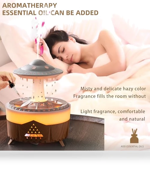 Raindrop Humidifiers for Bedroom — Air Moisturizers, fuliying