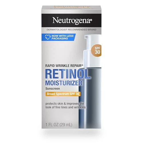 Rapid Wrinkle Repair Daily Face Moisturizer With SPF 30 + Hyaluronic Acid — Beauty & Personal Care, Neutrogena