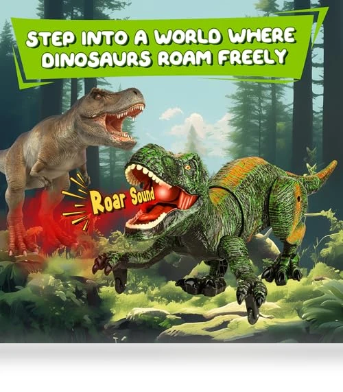 Remote Control Robot Dinosaur Toy — Interactive Figures & Robots, flybakiz