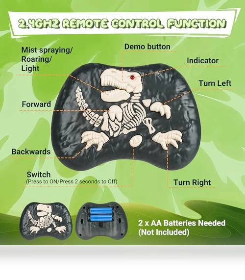 Remote Control Robot Dinosaur Toy — Interactive Figures & Robots, flybakiz