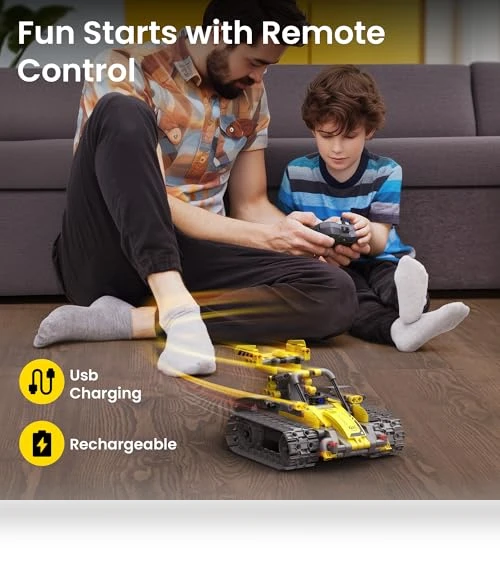 Robot Building Kit with Remote Control — Construction Kits, Sillbird