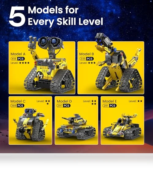 Robot Building Kit with Remote Control — Construction Kits, Sillbird