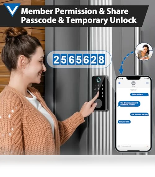 Smart Fingerprint Door Lock — Smart Home Security, TGCFING