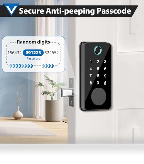 Smart Fingerprint Door Lock — Smart Home Security, TGCFING