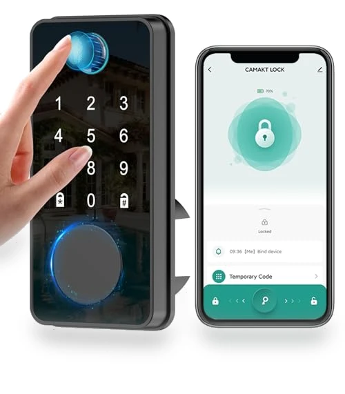 Smart Fingerprint Door Lock — Smart Home Security, icamdoor