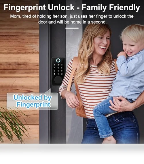 Smart Fingerprint Door Lock — Smart Home Security, icamdoor