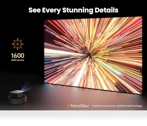 Smart Projector with Google TV — Home Theater Projectors, Yaber