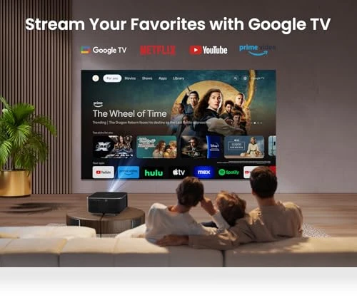 Smart Projector with Google TV — Home Theater Projectors, Yaber