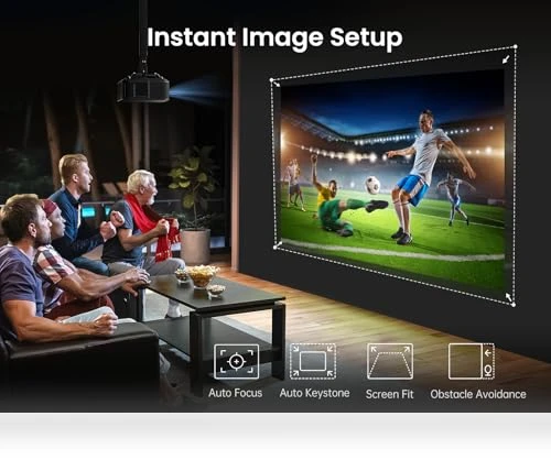 Smart Projector with Google TV — Home Theater Projectors, Yaber