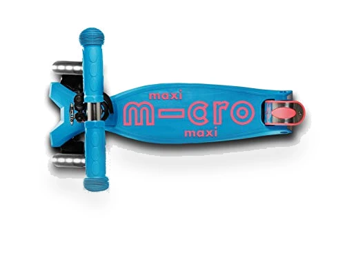 Three Wheeled Lean-to-Steer Scooter with Light-Up Wheels — Push Scooters, Micro