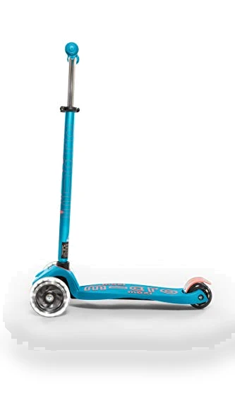 Three Wheeled Lean-to-Steer Scooter with Light-Up Wheels — Push Scooters, Micro