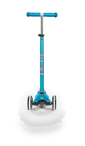 Three Wheeled Lean-to-Steer Scooter with Light-Up Wheels — Push Scooters, Micro