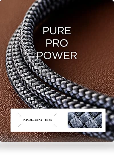 USB C Cable [2-Pack, 6.6ft] Fast Charging, Right Angle USB to USB C Cable Braided — Chargers & Cables, AINOPE