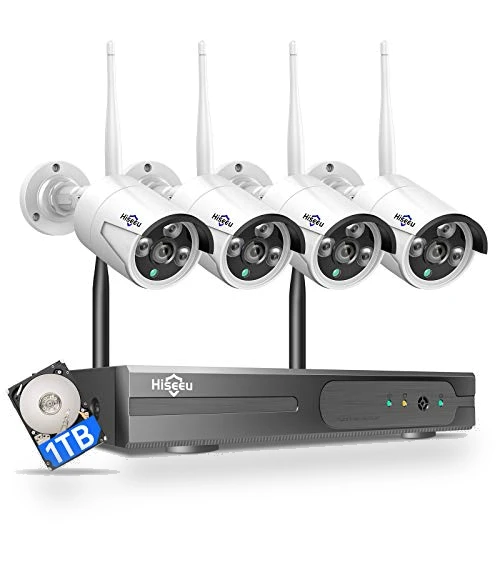 Wireless Security Camera System — Security Cameras, Hiseeu