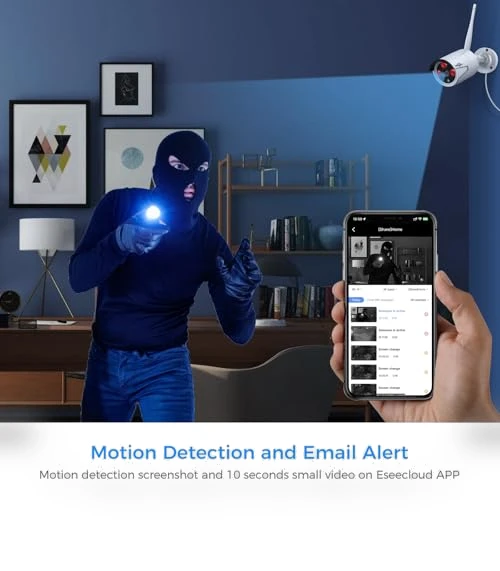 Wireless Security Camera System — Security Cameras, Hiseeu