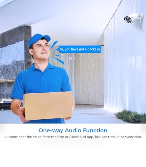 Wireless Security Camera System — Security Cameras, Hiseeu