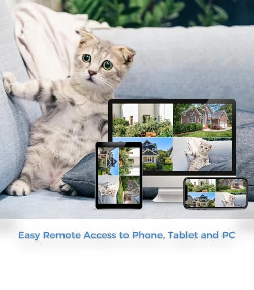 Wireless Security Camera System — Security Cameras, Hiseeu