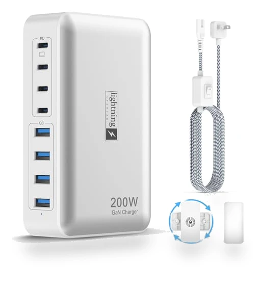 200W Charging Station for Multiple Devices — Chargers & Adapters, Dongguan Zeen Tengxiang Technology Co., Ltd