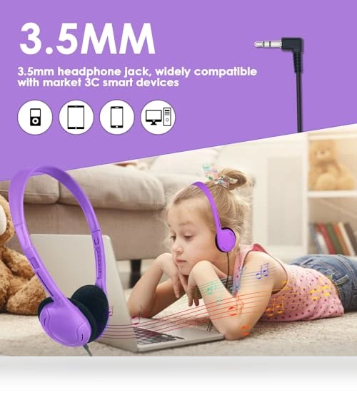 Class Set Headphones for Kids Students — In-Ear Headphones, ZNXZXP