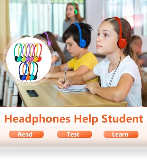 Class Set Headphones for Kids Students — In-Ear Headphones, ZNXZXP