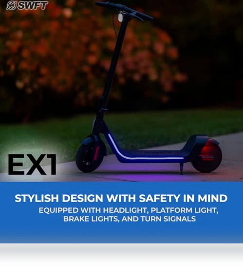 Compact Foldable Electric Scooter — Electric Vehicles, SWFT