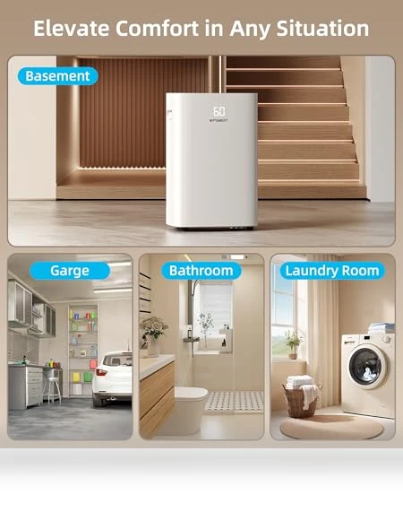 Dehumidifier for Home and Basement — Air Moisture Control