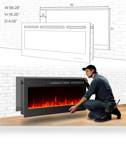 Electric Fireplace Insert — Electric Heating Solutions, CharaVector