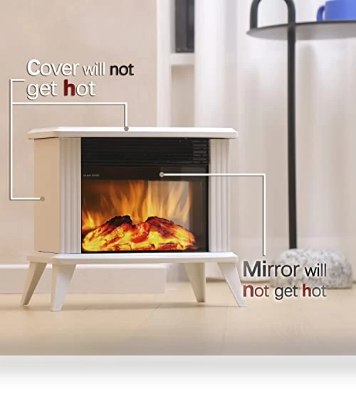 Electric Mini Fireplace Heater — Portable Heating Solutions, DONYER POWER