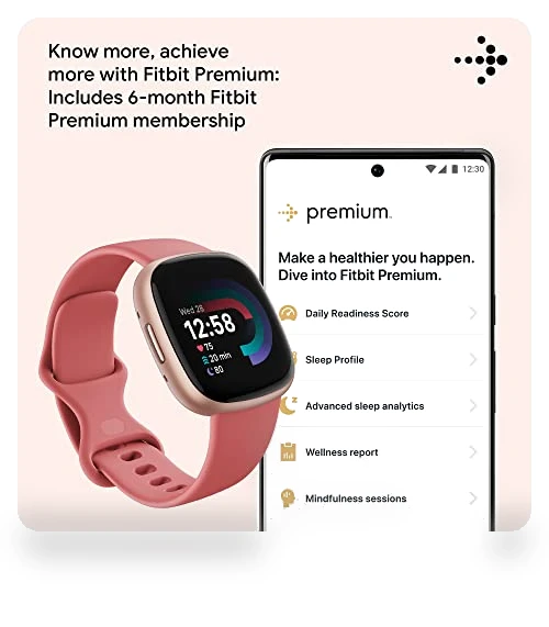 Fitness Smartwatch with Daily Readiness, GPS, 24/7 Heart Rate — Smartwatches, Fitbit