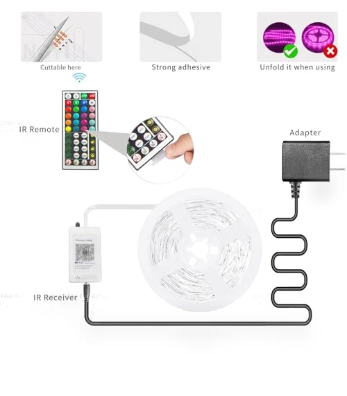 LED Strip Lights RGB Music Sync — LED, KSIPZE