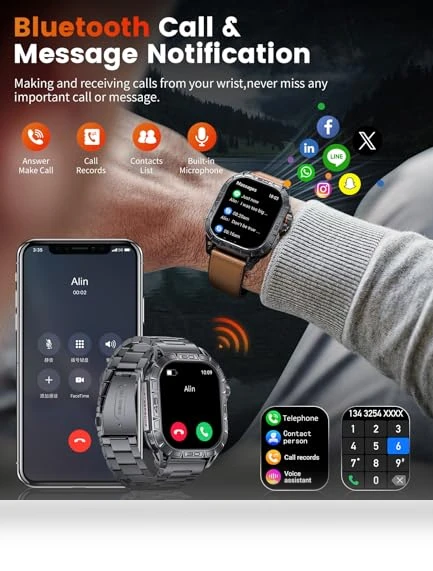 Military Smart Watch for Men — Smartwatches, LIGE