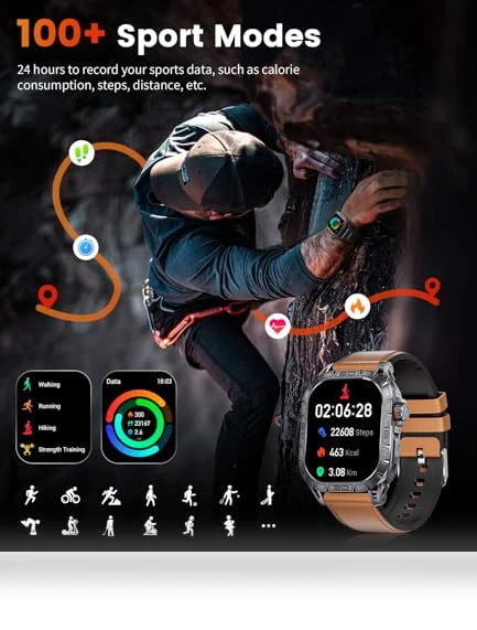 Military Smart Watch for Men — Smartwatches, LIGE