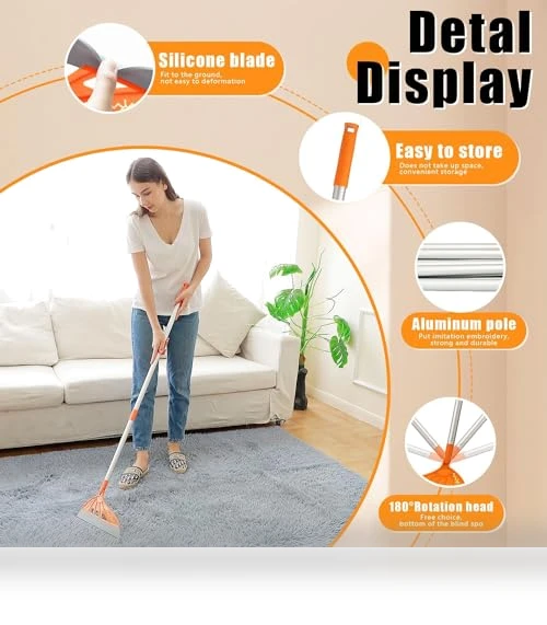 Multifunctional Replaceable Silicone Broom — Sweeping Tools, BURFERLY