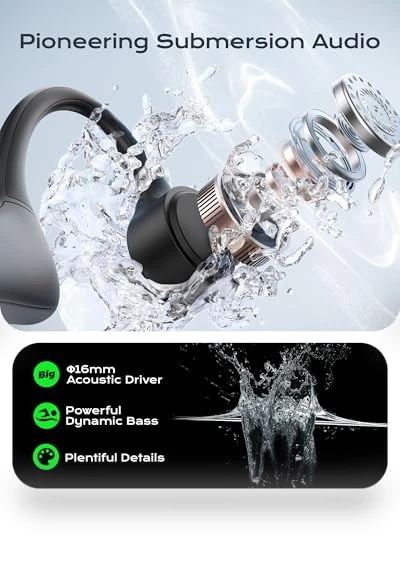 Open Ear Sport Headphones — In-Ear Headphones, DEMICEA